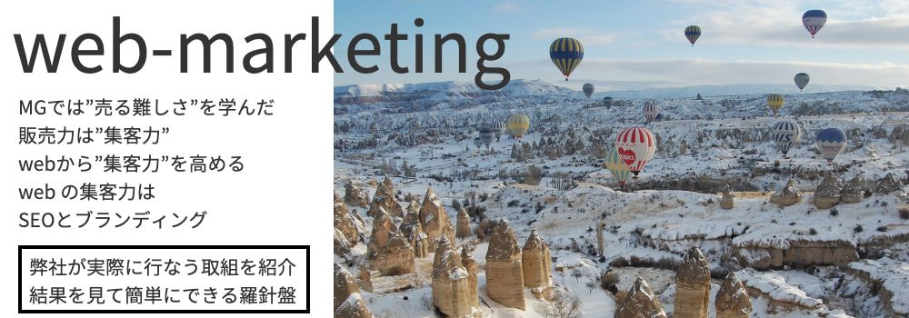 MGでwebマーケティングを考える